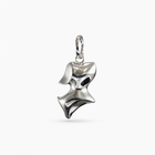 Dog Flow Pendant, Sterling Silver