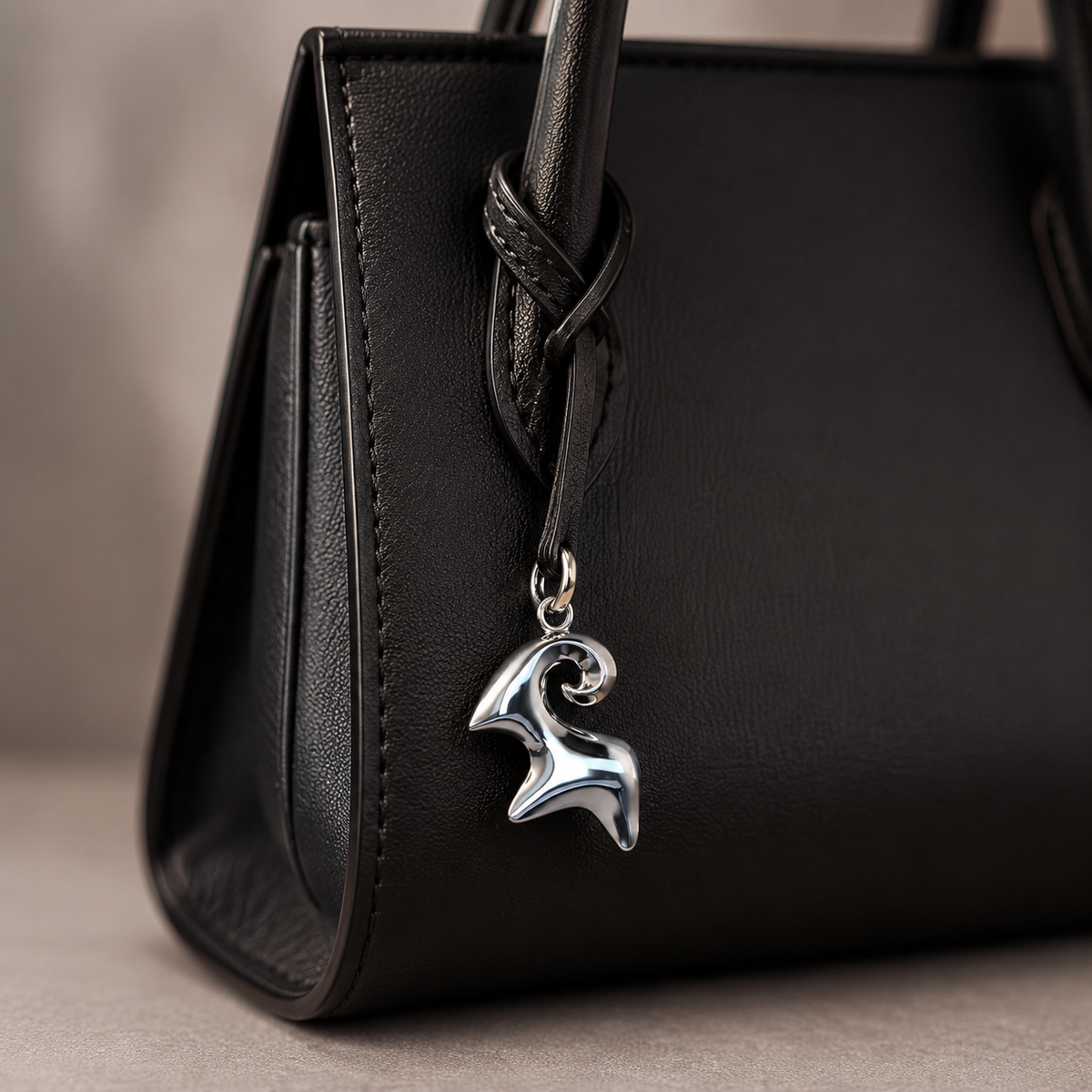 Ram Flow Pendant, Sterling Silver
