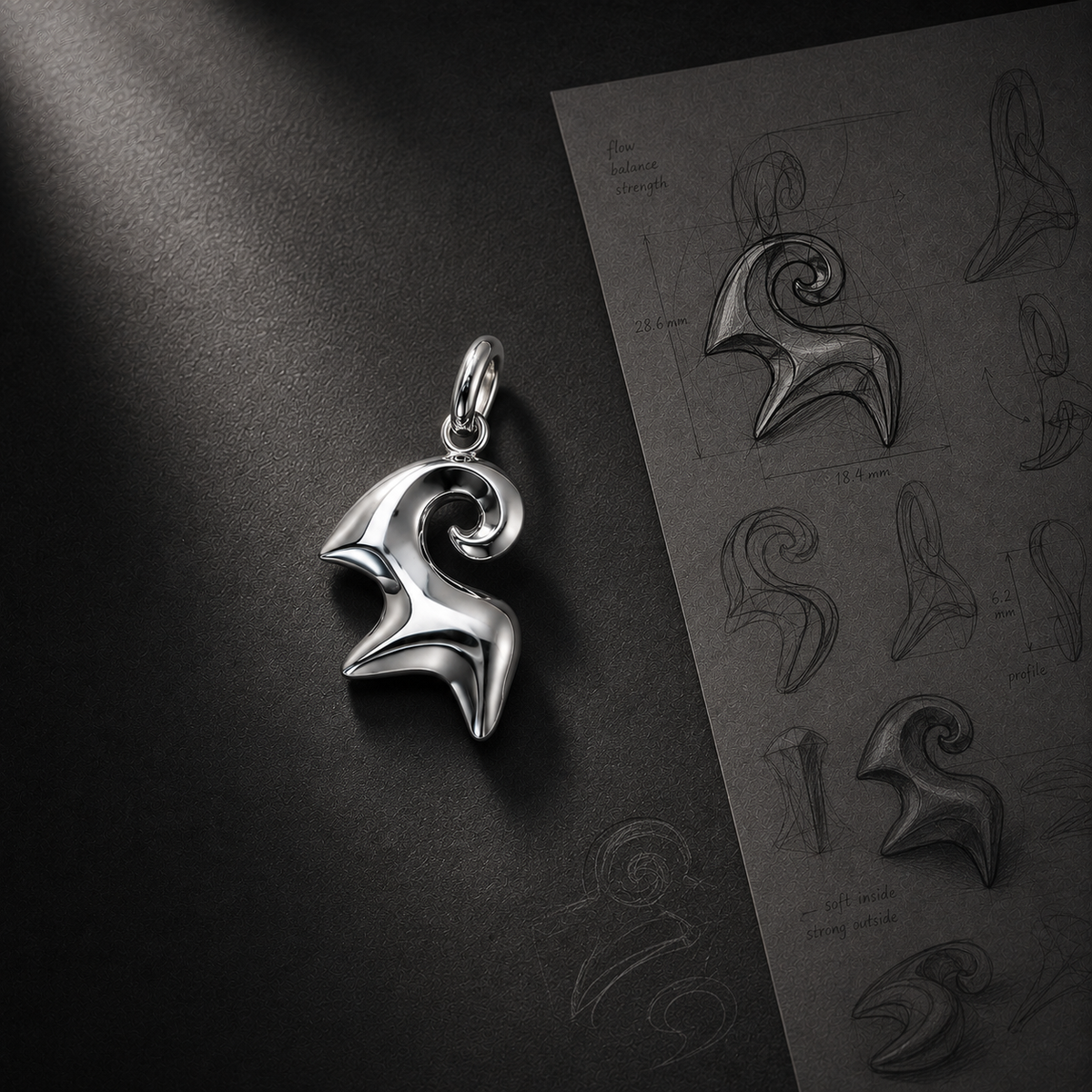AUVYR Ram Flow pendant design study